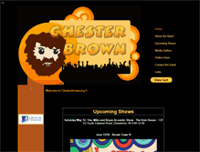 Tablet Screenshot of chesterbrown.org